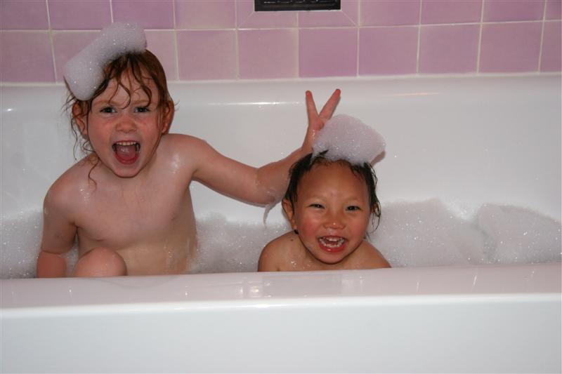 In The Tub With Big Sister